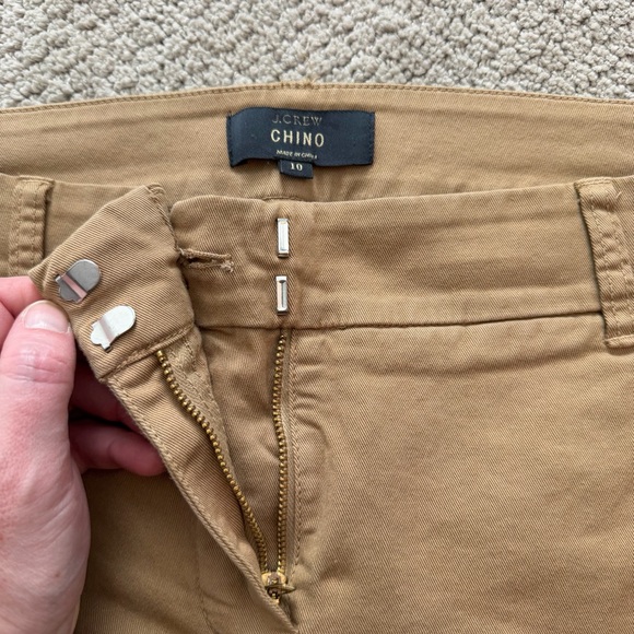 J. Crew Khaki Chino Pants, Size 10 - Picture 2 of 7